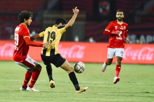 من مباراة سابقة بين الأهلي والمقاولون