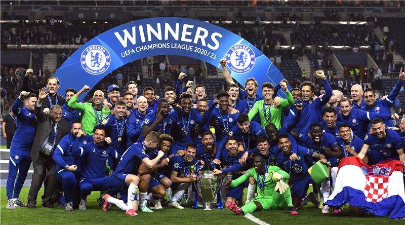 احتفال تشيلسي بدوري أبطال اوروبا