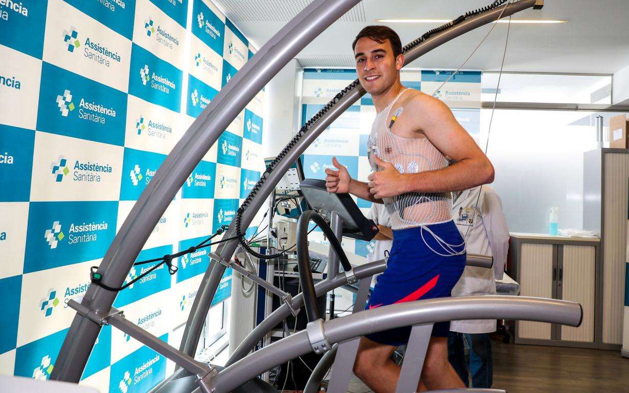 من إجراء الكشف الطبي لجارسيا