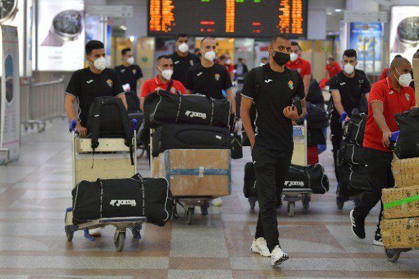 من وصول منتخب الأردن