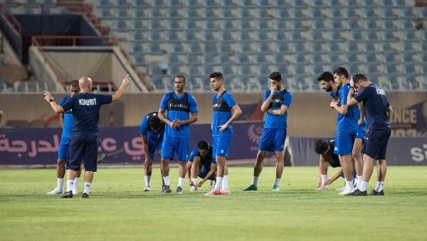 لاعبو المنتخب الكويتي