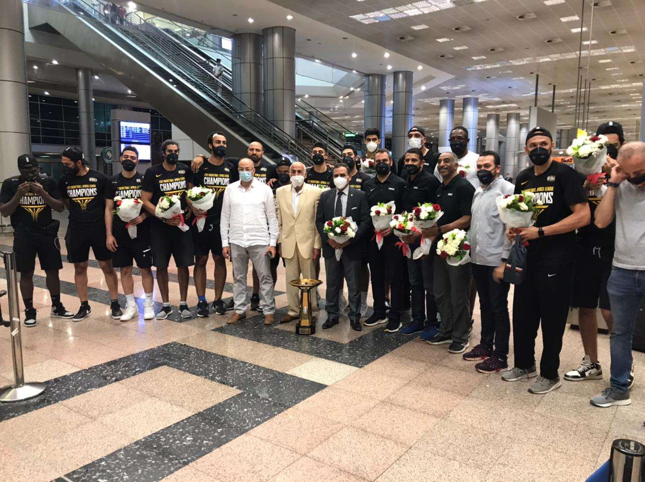 سلة الزمالك بعد وصولها للقاهرة
