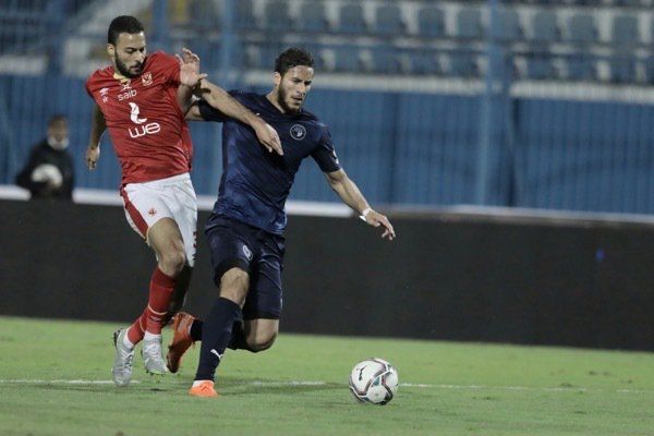 من لقاء سابق بين الأهلي وبيراميدز