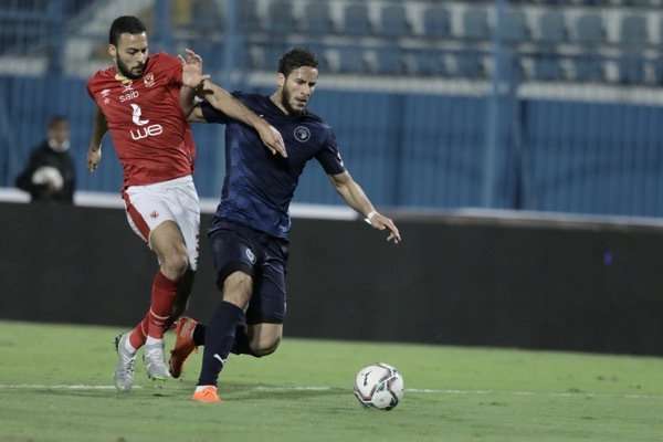 من لقاء سابق بين الأهلي وبيراميدز