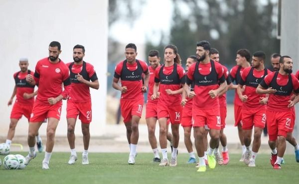من تدريبات منتخب تونس مساء اليوم
