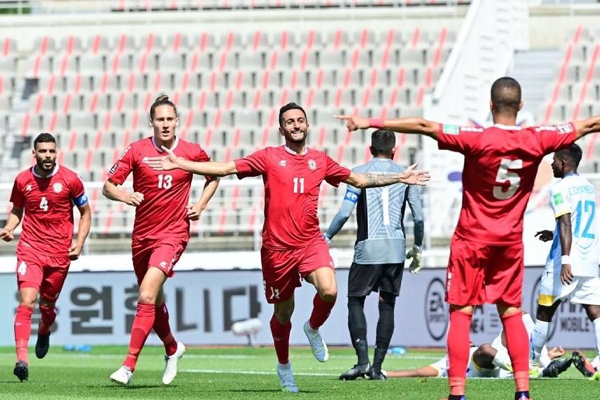 لاعبو منتخب لبنان