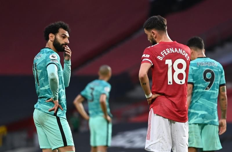 محمد صلاح وبرونو فيرنانديز 