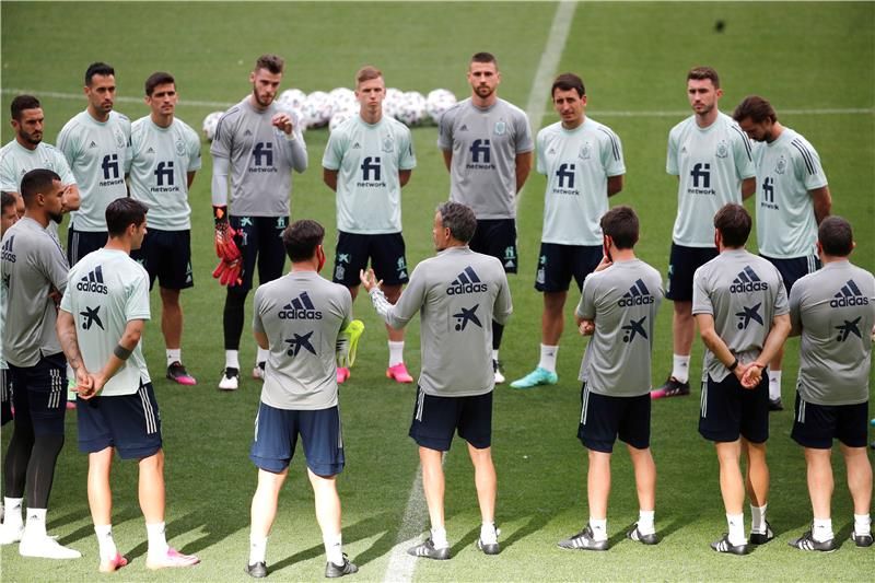 لاعبو منتخب إسبانيا