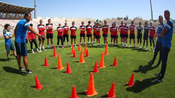 من تدريب منتخب الأردن