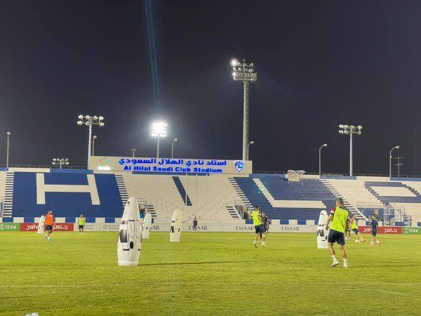 من تدريبات المنتخب الفلسطيني