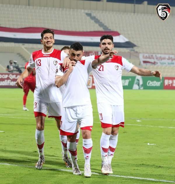 لاعبو المنتخب السوري