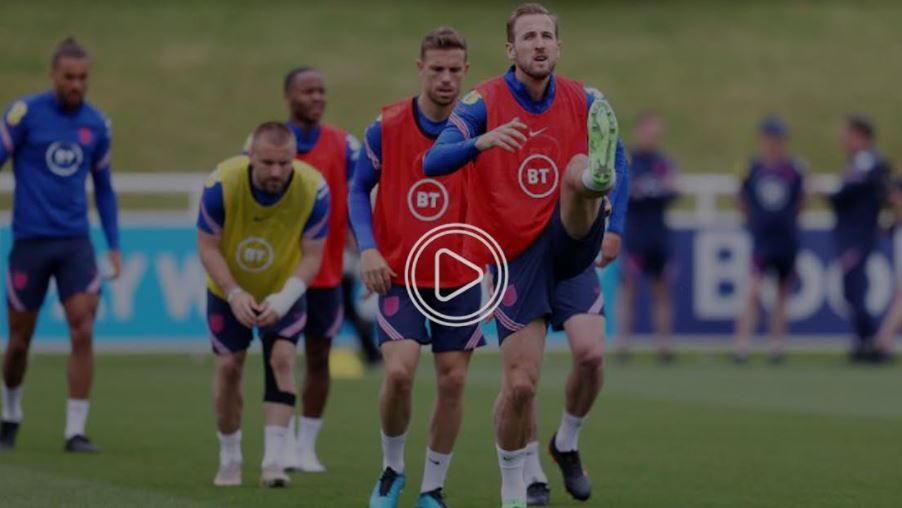 من تحضيرات المنتخب الإنجليزي