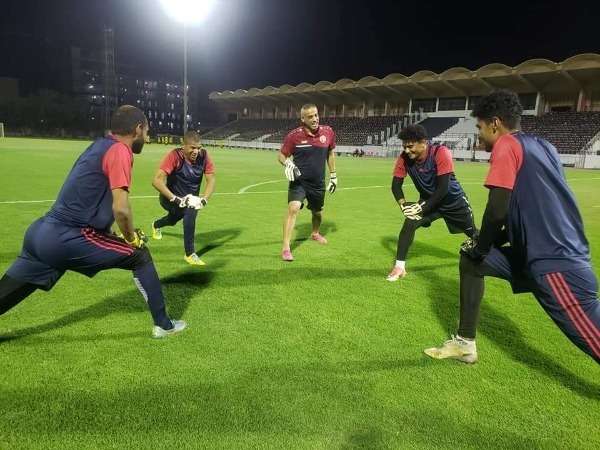 من تدريبات حراس المنتخب اليمني