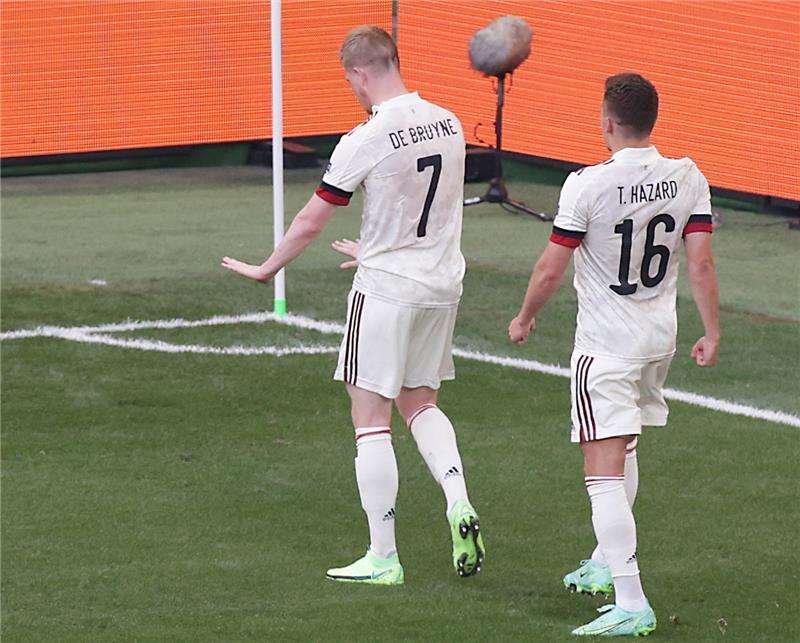 دي بروين بعد الهدف