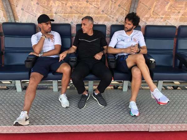 أسامة نبيه يجتمع بثنائي الزمالك