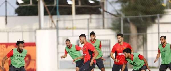 جانب من تدريبات اليوم