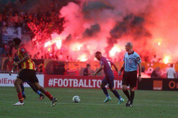 جانب من لقاء الذهاب