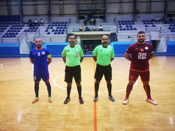 من مباراة الحرية صيدا وبيروت ستارز 