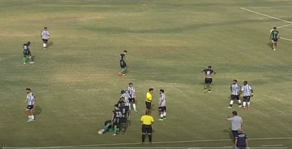 جانب من المباراة