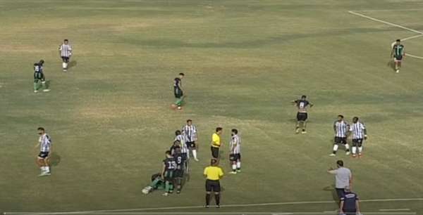 جانب من المباراة