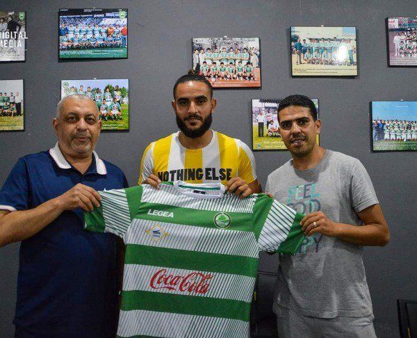 غيث الصغير مع رئيس النادي عادل الدعداع