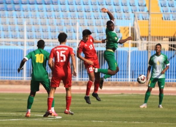 من مباراة العراق والسنغال