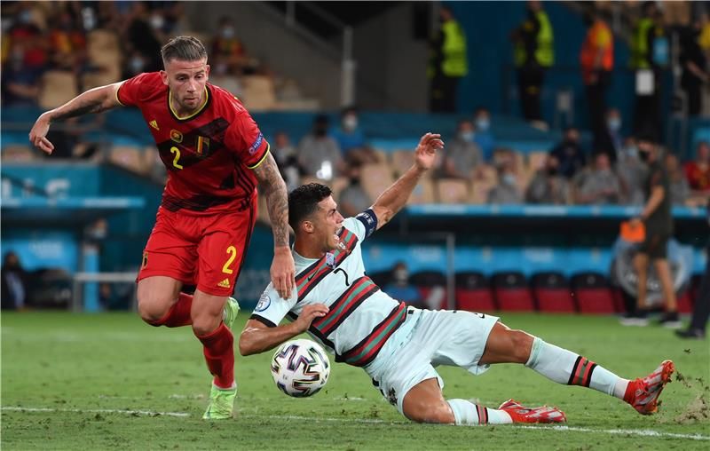 رونالدو لحظة سقوطه