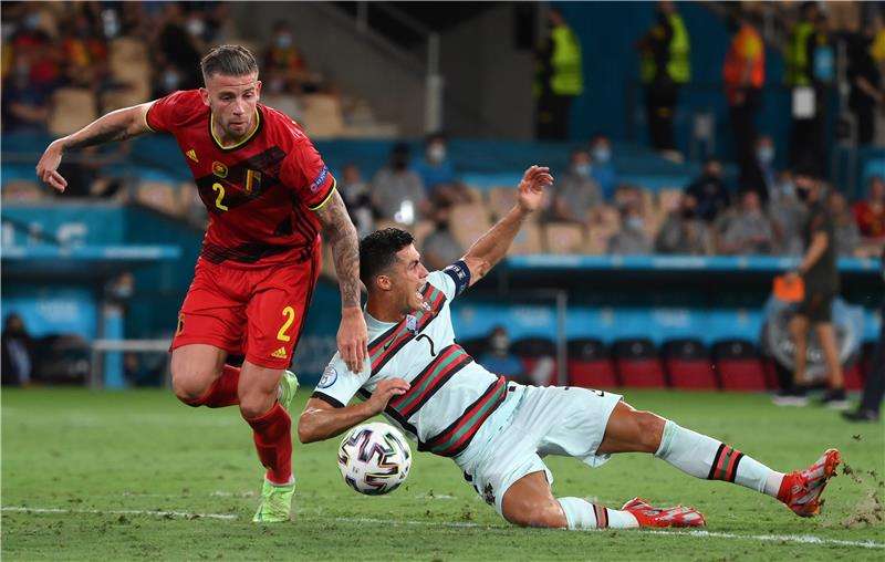 رونالدو لحظة سقوطه