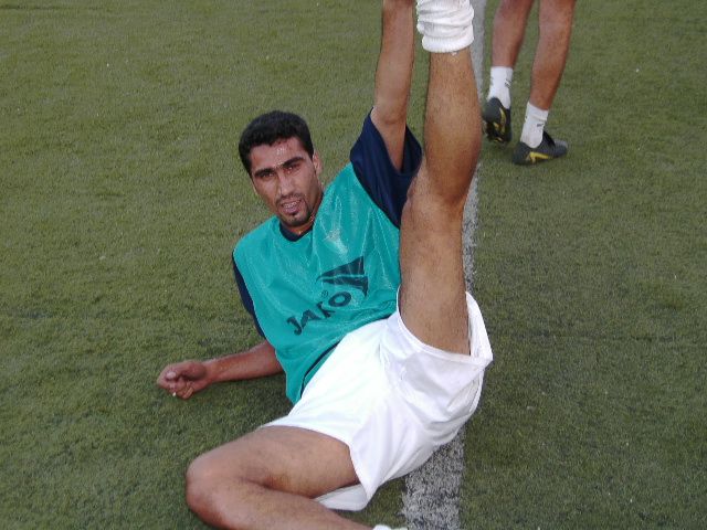 نجم المنتخب وسيم البزور المنضم حديثا لصفوف المنتخب الاردني