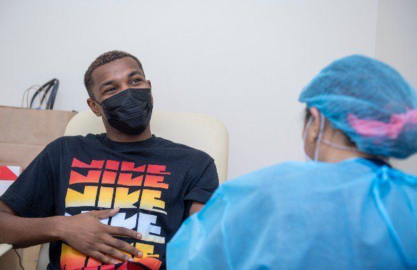 أثناء إجراء فحوصات طبية