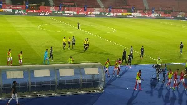 جانب من المباراة