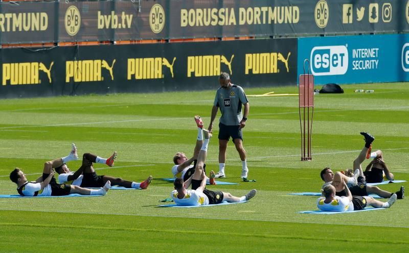 من أول حصة تدريبية لدورتموند