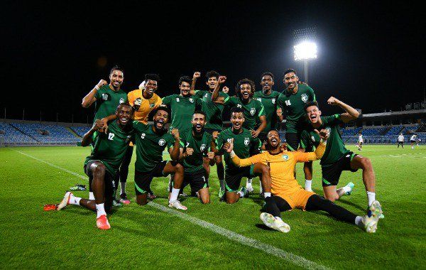 لاعبو منتخب السعودية الأولمبي