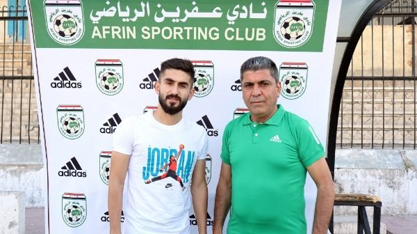 ريفا مع أحمد مدو رئيس النادي