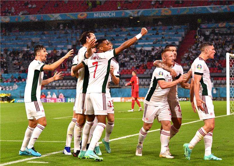 لاعبو منتخب المجر