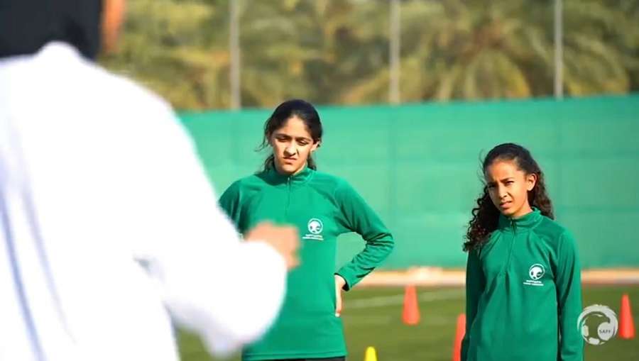 من إعلان الاتحاد السعودي لكرة القدم لتدريب الناشئات