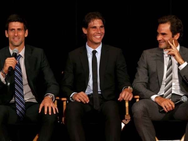 فيدرر ونادال ونوفاك 