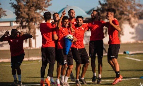 لاعبو الأهلي بنغازي 