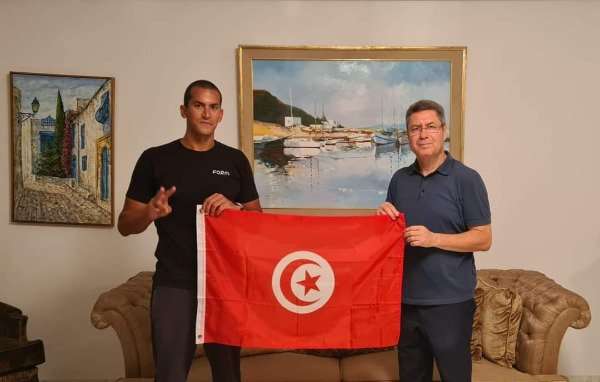 أسامة الملولي رفقة بوصيان