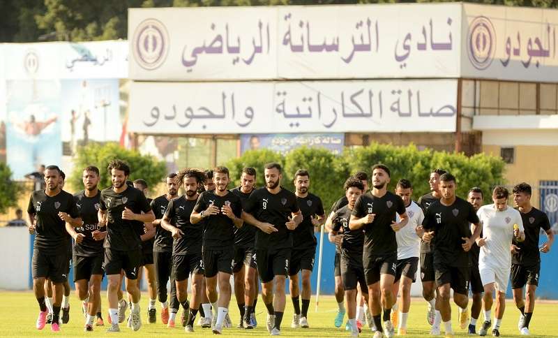 من تدريبات الزمالك بملعب الترسانة