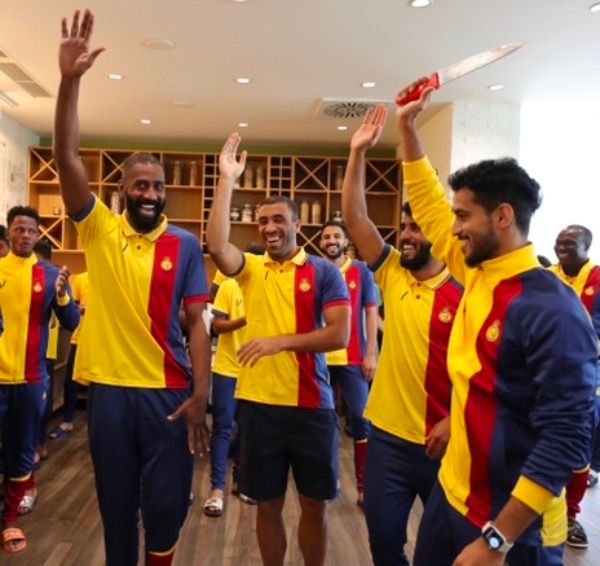 لاعبو النصر السعودي