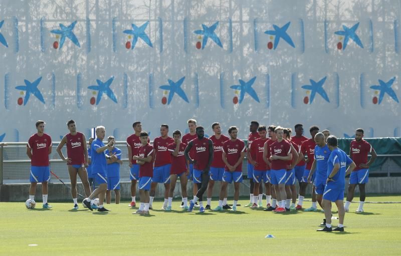 من مران برشلونة 