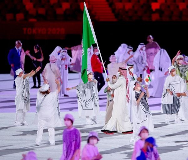 وفد السعودية من حفل الافتتاح