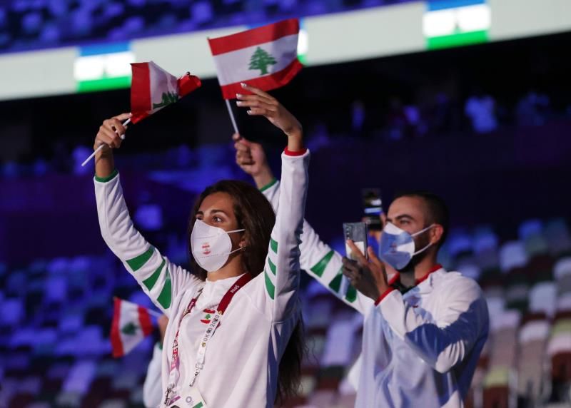 جانب من الوفد اللبناني