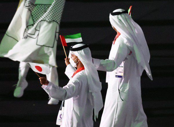 جانب من وفد الإمارات