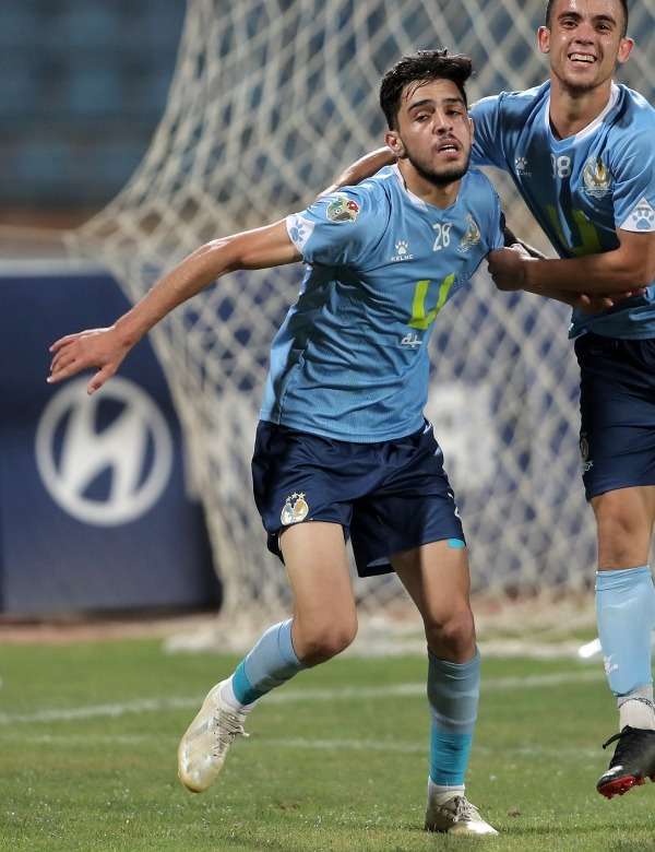 عبد الله عوض سجل هدفين