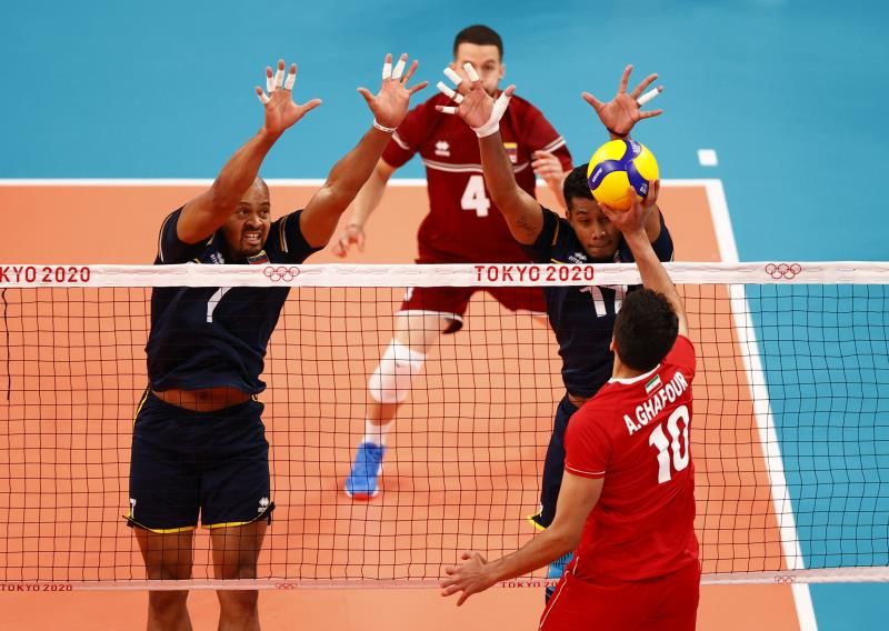 من مباراة إيران وفنزويلا