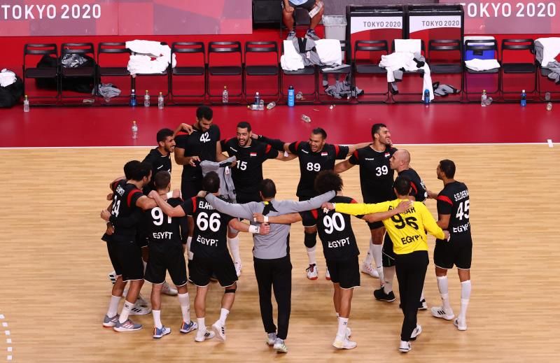 لاعبو منتخب مصر