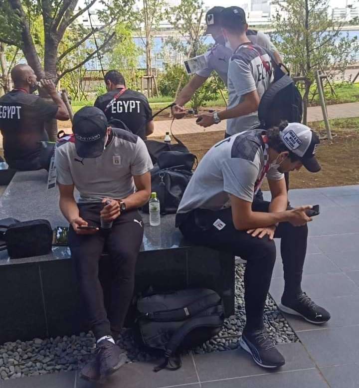 لاعبو المنتخب الأولمبي المصري