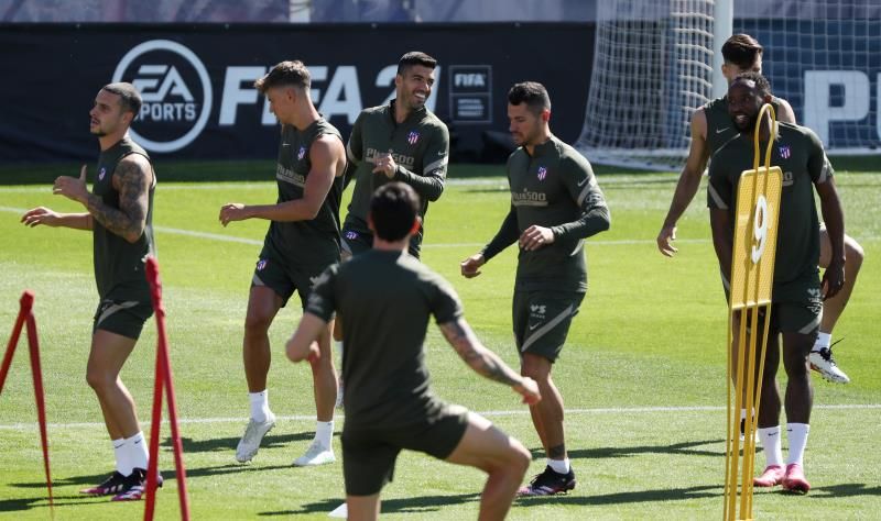 من تدريبات أتلتيكو مدريد 